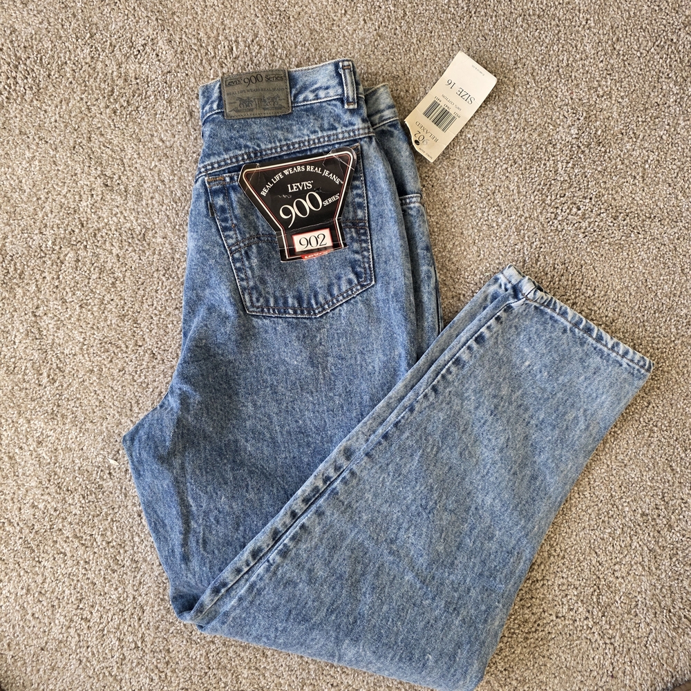 Levi's Vintage 902 High Rise 90's Mom Jeans Deadstock New With Tags